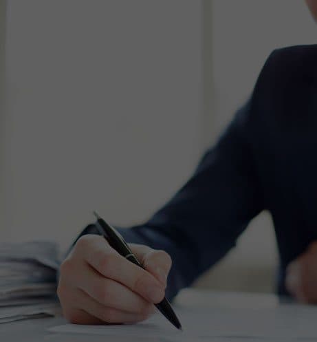Professional signing regulatory compliance documents